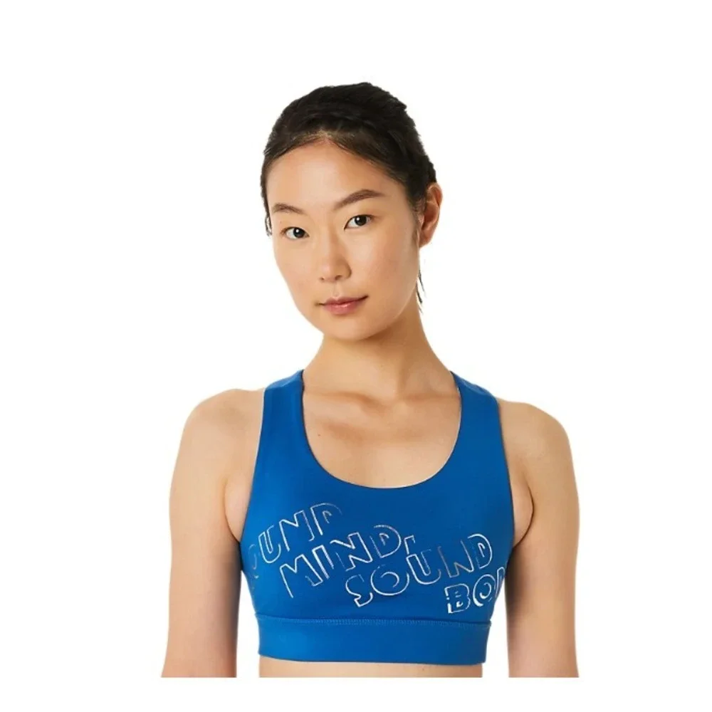 ASICS® (Women's XS) PR LYTE™‎ Sports Bra in Lake Drive/Clear Blue